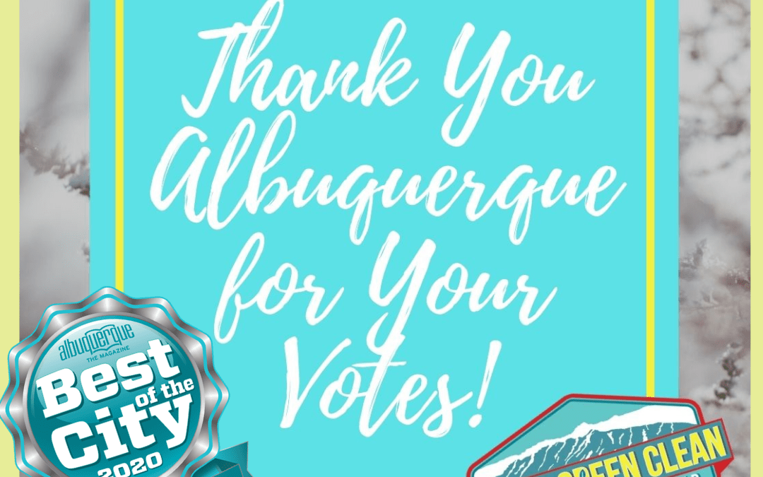 Thank You Albuquerque for Your Votes!