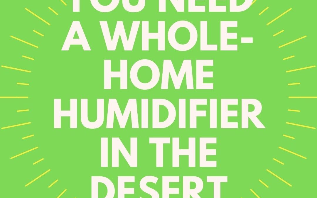 Desert Dwelling: Why Adding a Humidifier to Your Home Is Your Next Best Idea