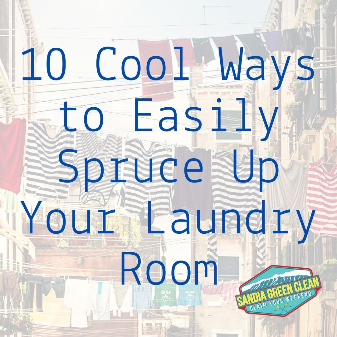 cool ways to easily spruce up your laundry room when home cleaning